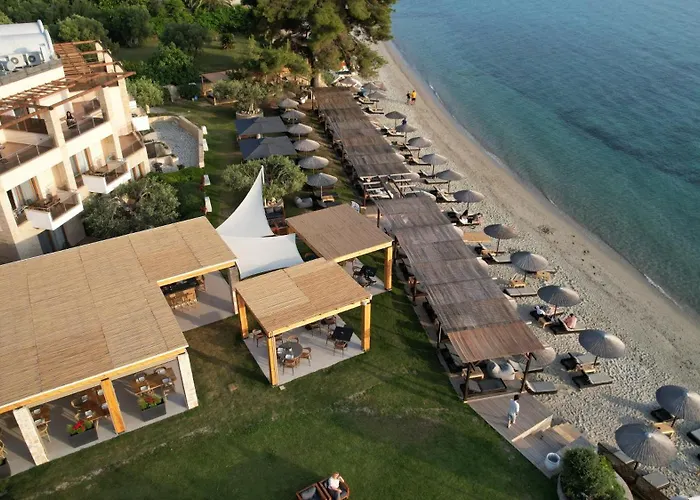 ホテル Olympion Sunset Halkidiki Skála Foúrkas